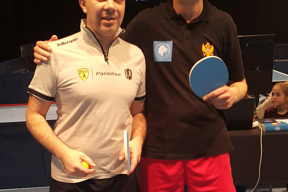 Ilije Lupulesku i Darko Baričević, Foto: Stonoteniski savez Crne Gore