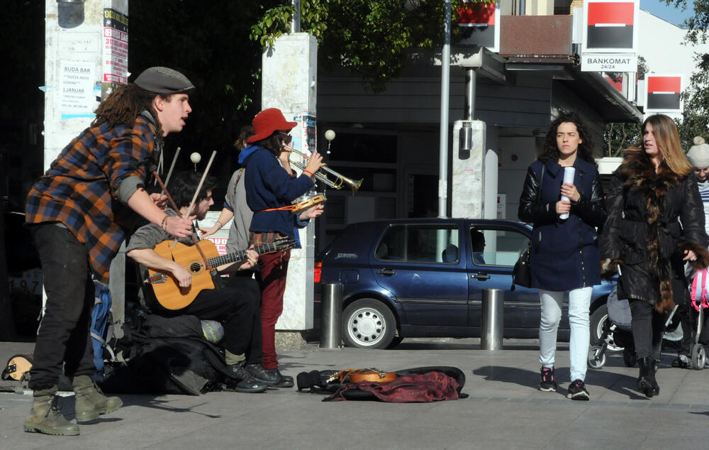 Kanađani, ulični svirači