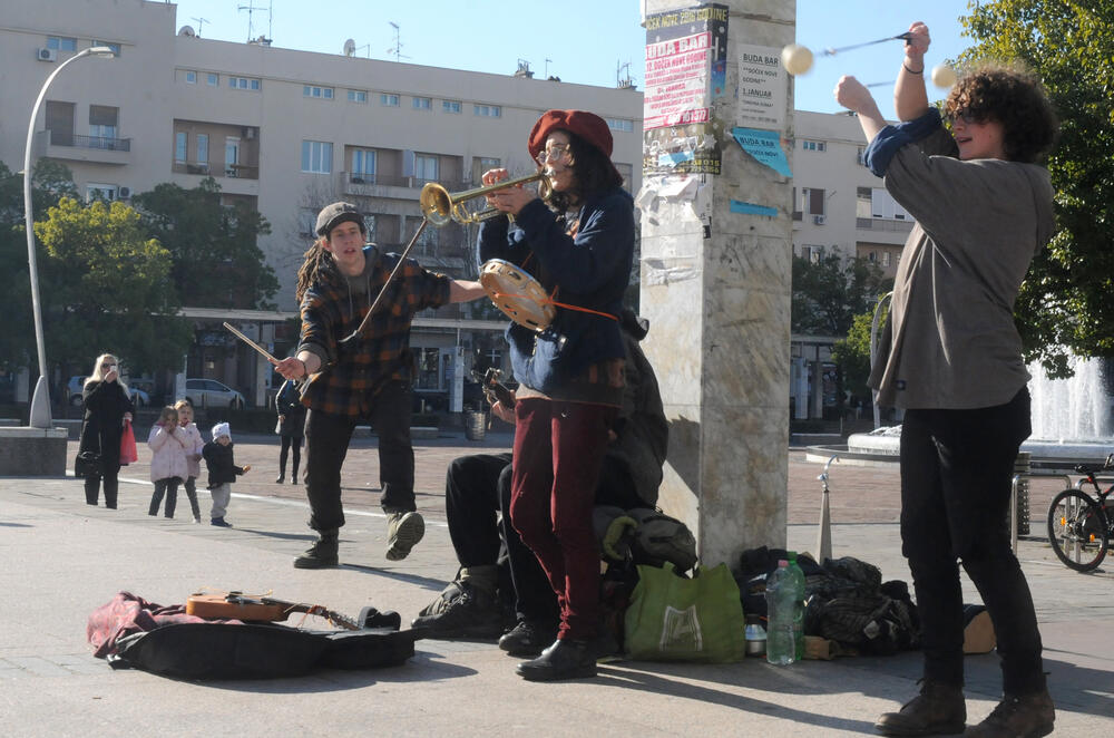Kanađani, ulični svirači