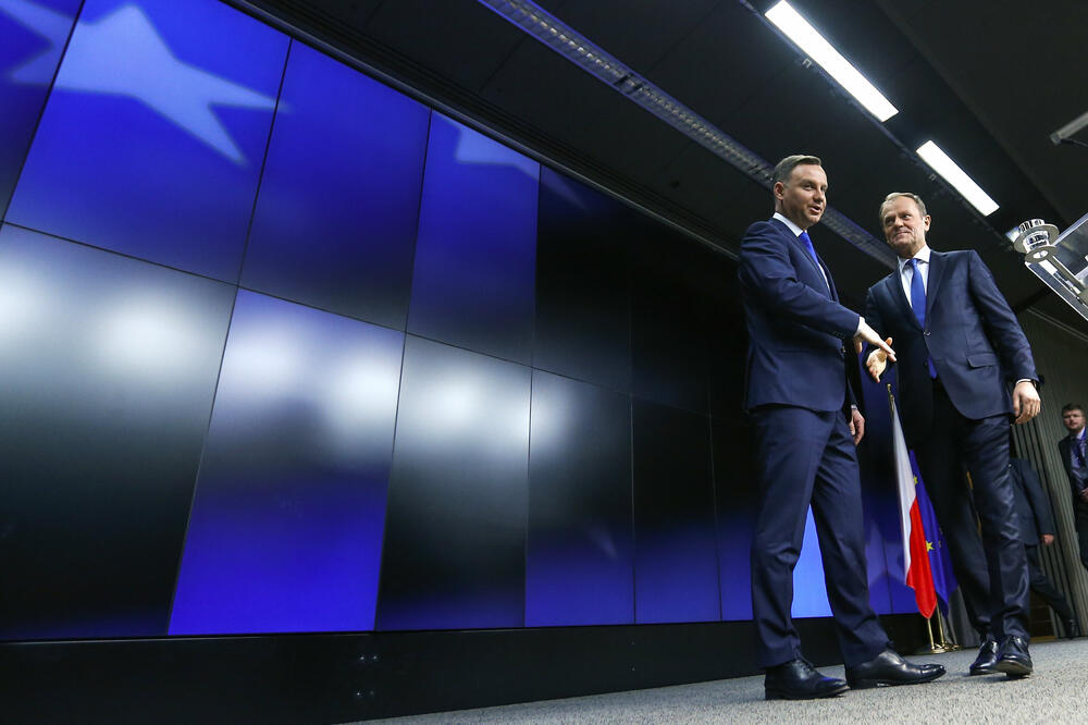 Donald Tusk, Andžej Duda, Foto: Reuters