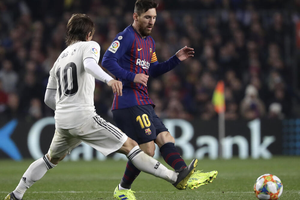 Leo Mesi i Luka Modrić, Foto: AP