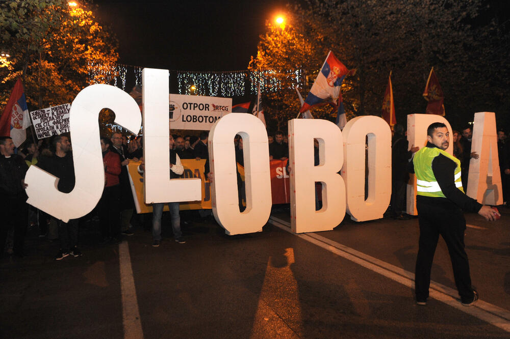 protest DF, Foto: Savo Prelević