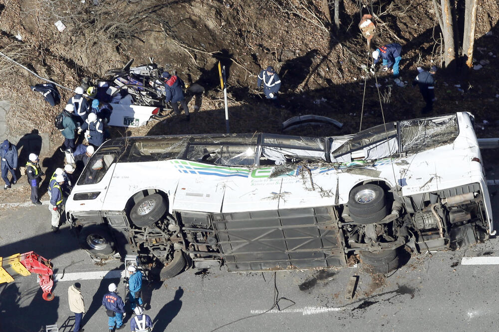 Japan autobuska nesreća, Foto: Beta/AP