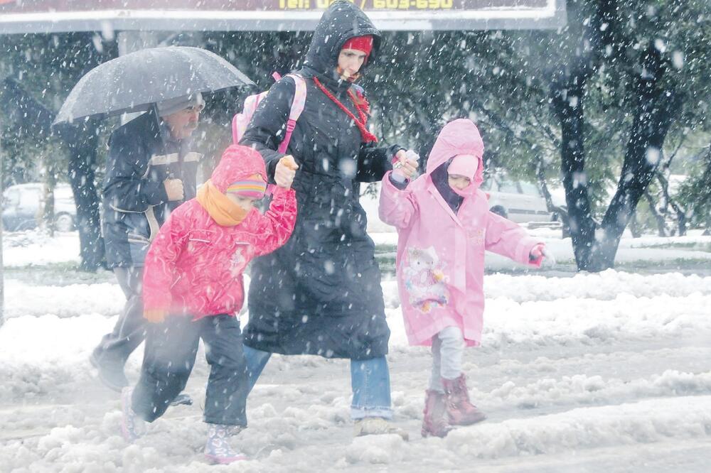 Podgorica snijeg, Foto: Zoran Đurić