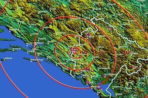 Zemljotres u BiH, osjetio se i u Crnoj Gori