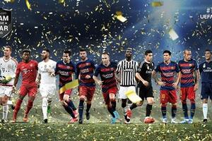 UEFA objavila je danas idealni tim za 2015.