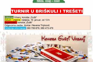 Herceg Novi: Turnir u briškuli i trešeti