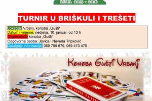 Herceg Novi: Turnir u briškuli i trešeti