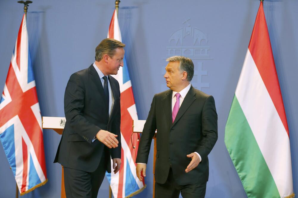 Viktor Orban, Dejvid Kameron, Foto: Reuters