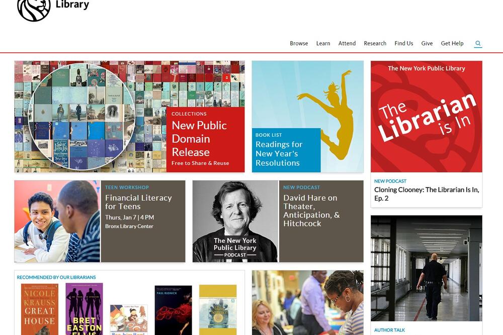 Biblioteka grada Njujorka, Foto: Screenshot