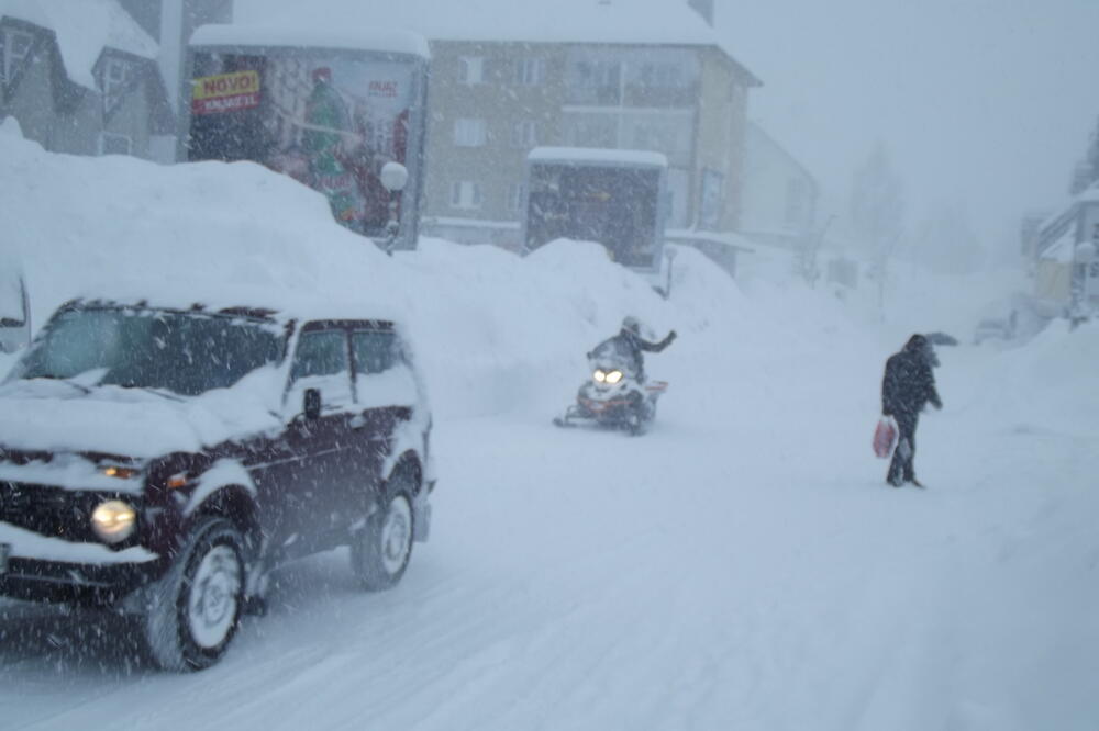 snijeg, Žabljak, Foto: Obrad Pješivac