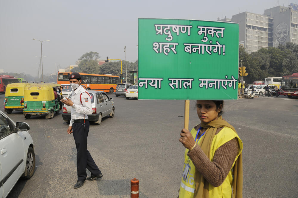 Nju Delhi zagađenost, Foto: Beta/AP
