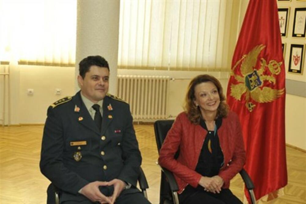 Milica Pejanović Đurišić, Foto: Odbrana.gov.me