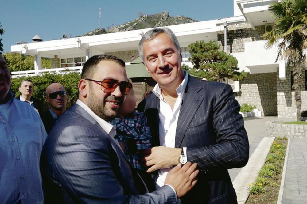 Dejan Dragović, Milo Đukanović, Foto: Facebook