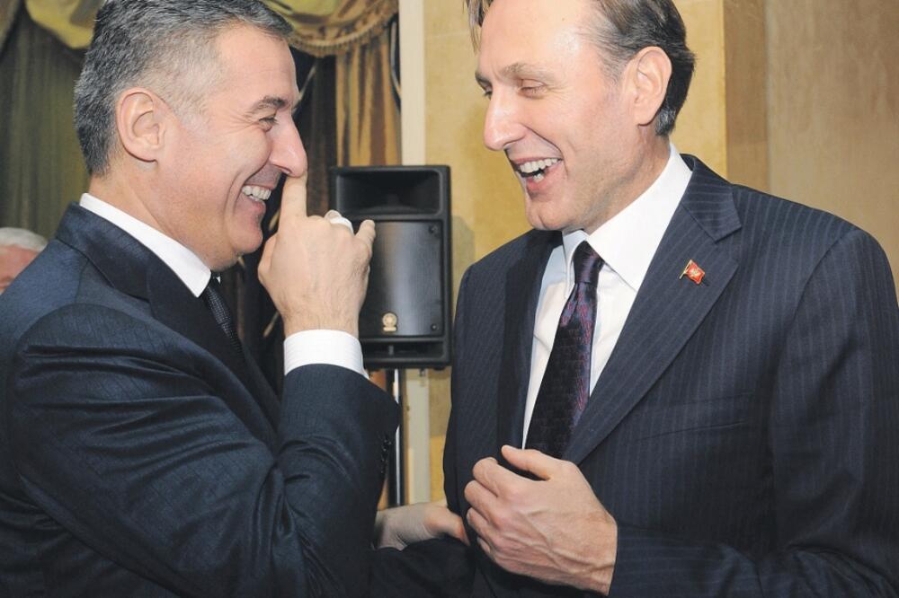 Milo Đukanović, Ranko Krivokapić, Foto: Savo Prelević