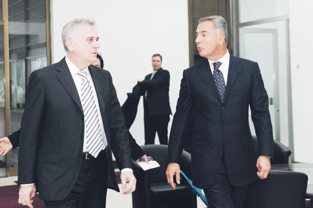 Tomislav Nikolić, Milo Đukanović, Foto: Savo Prelević