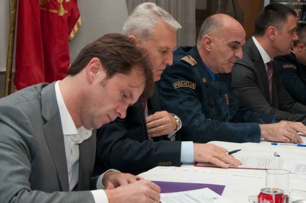 Raško Konjević, Slavko Stojanović, Foto: Uprava policije