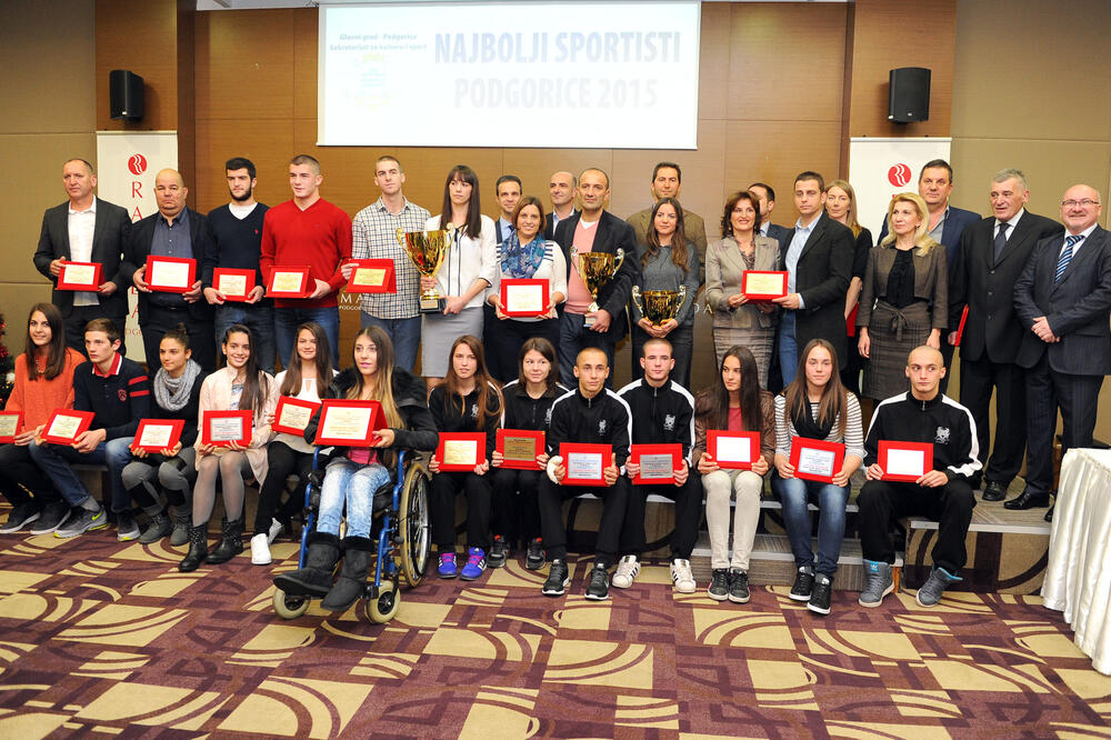 Najbolji sportisti Podgorice 2015., Foto: Zoran Đurić