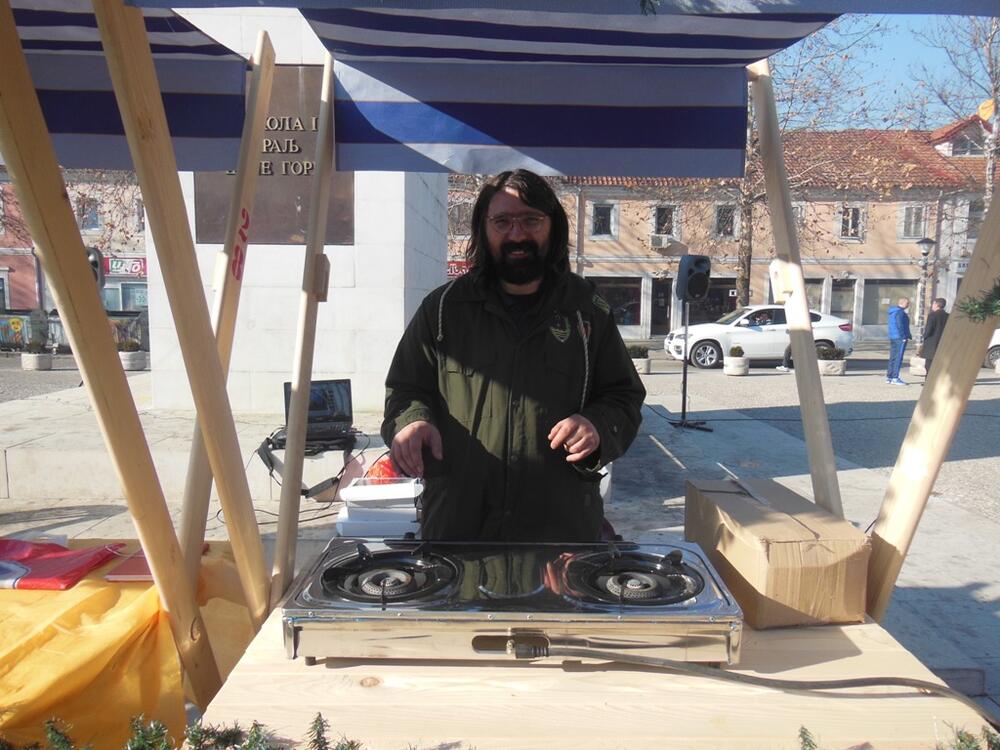 Nikšić, bazar na trgu, Petar Šundić