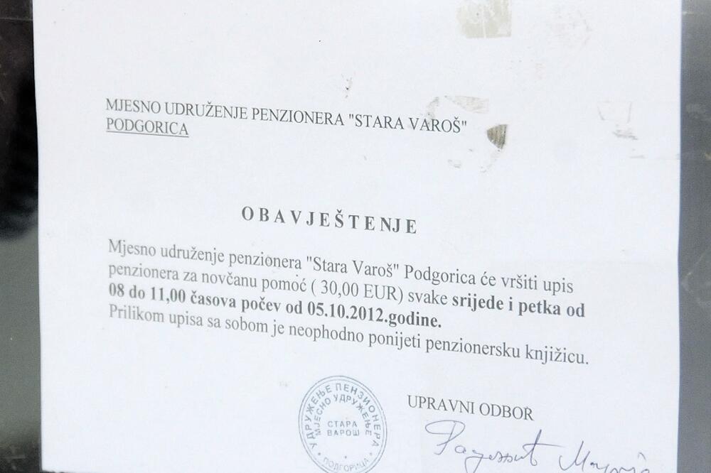 obavještenje, Stara Varoš