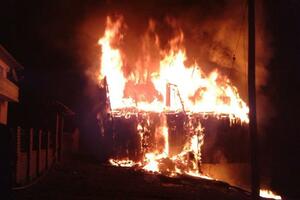 U Pljevljima izgorjela stara kuća Grujičića