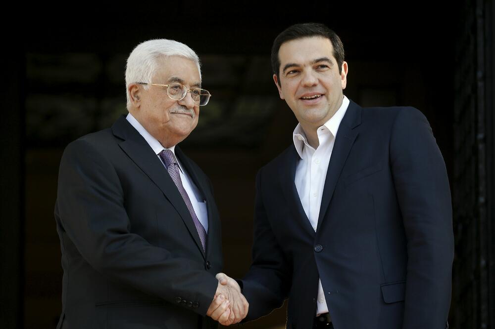 Mahmud Abas, Aleksis Cipras, Foto: Reuters