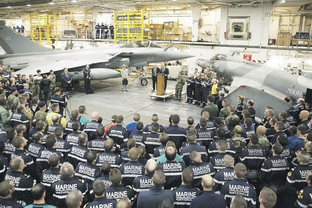 nosač aviona Šarl de Gol, Foto: Reuters