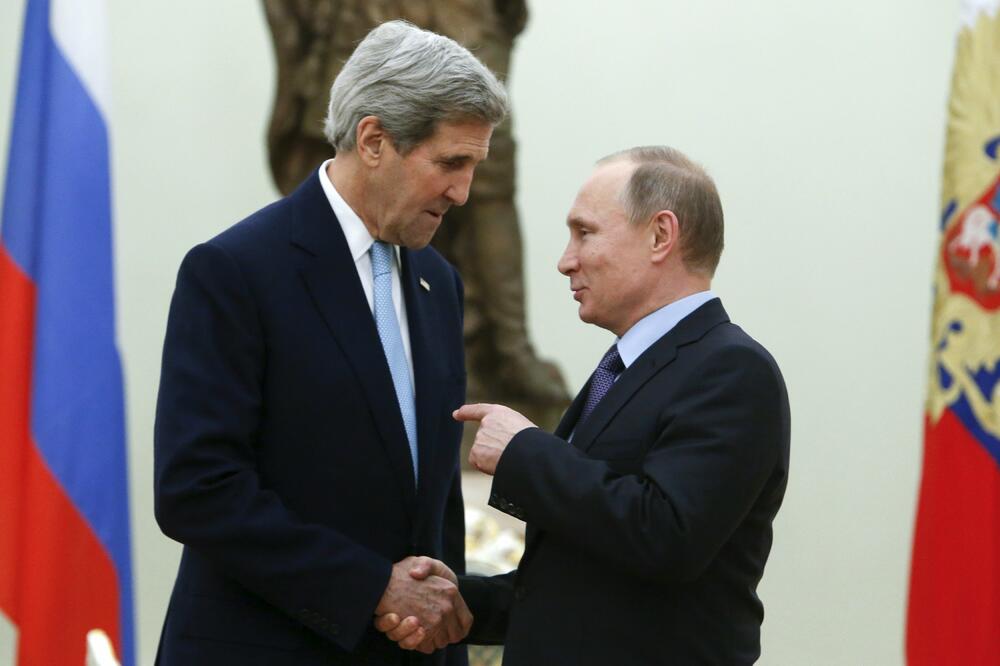 Džon Keri, Vladimr Putin, Foto: Reuters