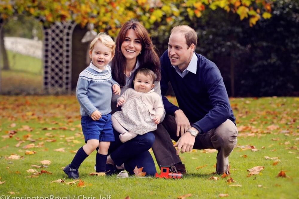 princ Džordž, princeza Šarlot, Vilijam i Kejt, Foto: @KensingtonRoyal/Chris Jelf