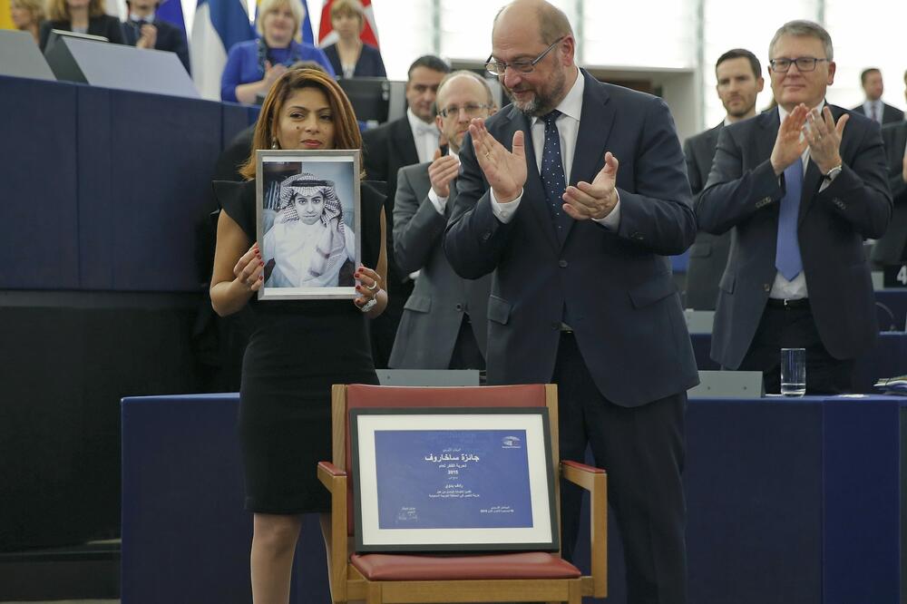 Ensaf Hajdar, Raif Badavi, Foto: Reuters