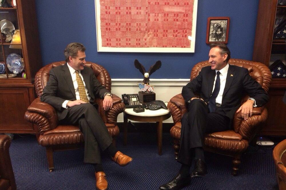 Majkl Tarner, Ranko Krivokapić, Foto: Skupština.me