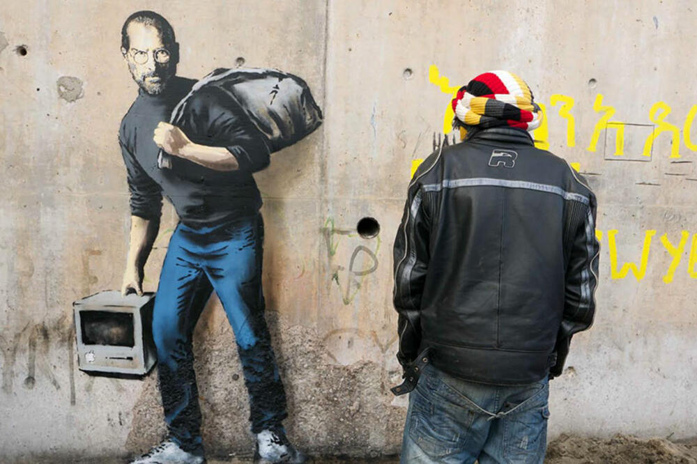 Stiv Džobs, Foto: Banksy.co.uk