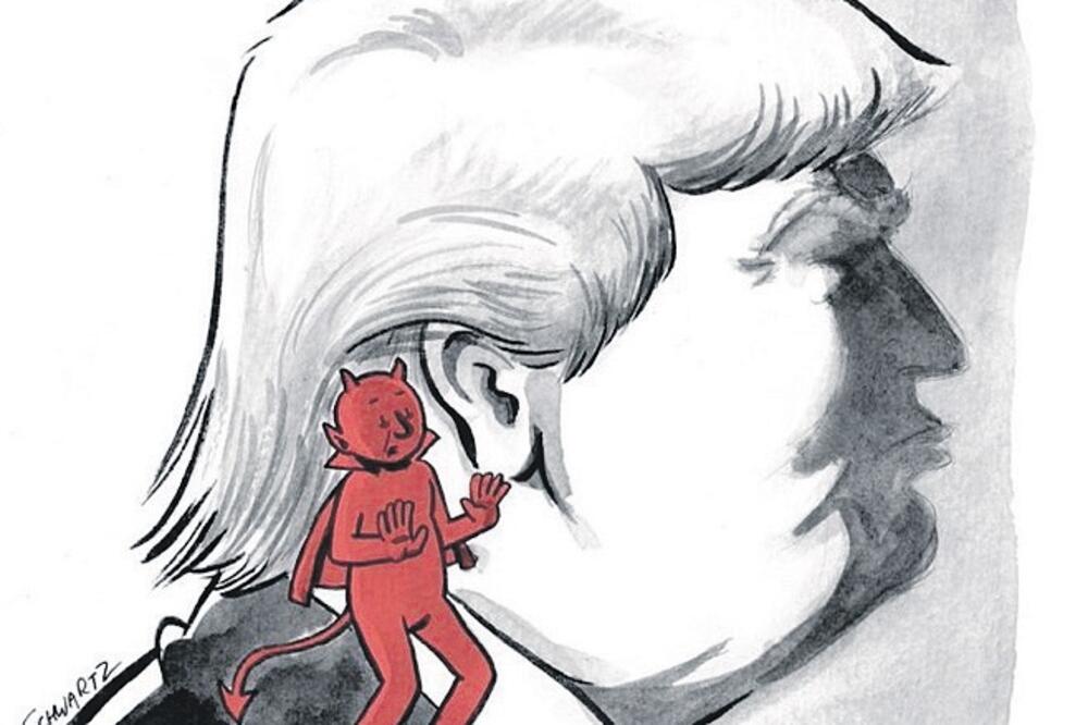 Donald Tramp, karikatura, Foto: Benjamin Schwartz; newyorker.com