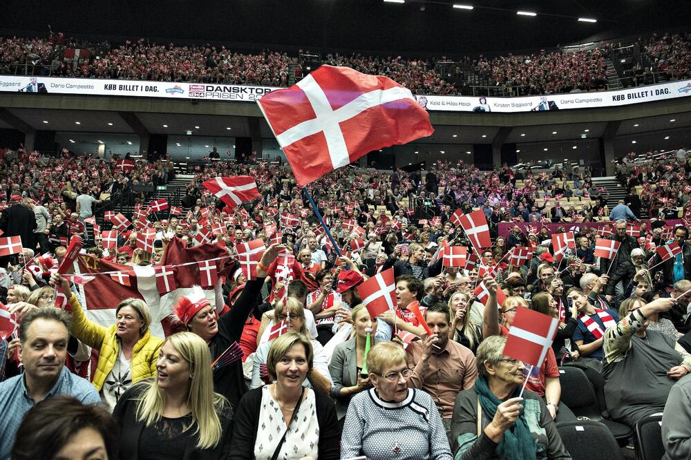 Navijači Danske, Foto: Reuters