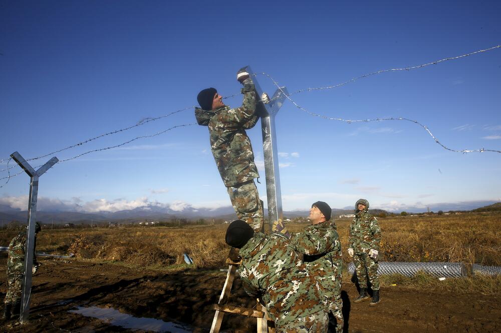Makedonija ograda, Foto: Reuters