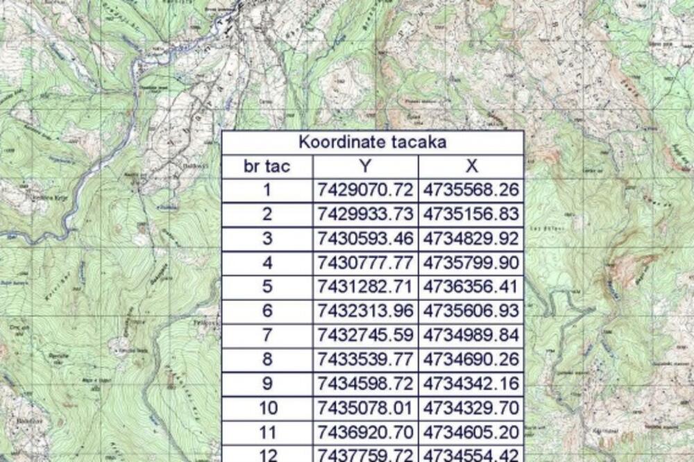 Granica rna Gora - Kosovo, Foto: Printscreen