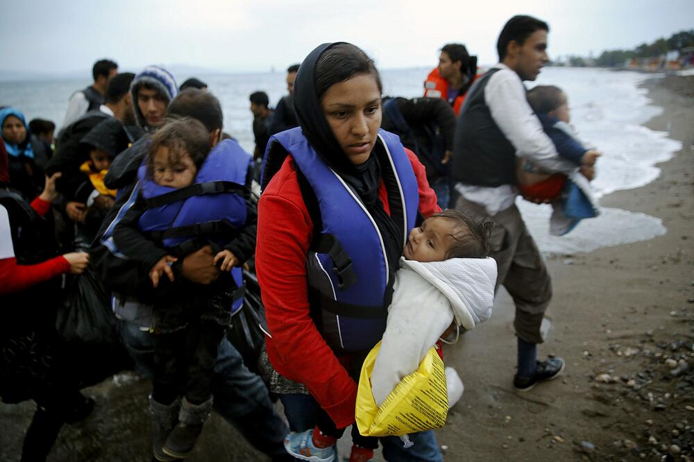 Izbjeglice na turskoj obali, Foto: Reuters