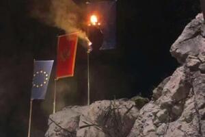 Spaljivanje zastave NATO: Cetinjska uprava poziva organe da kazne...