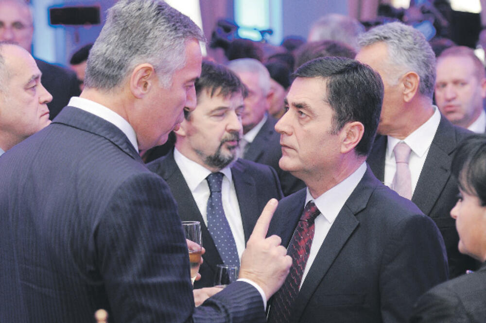 Milo Đukanović, Dejan Peruničić, Foto: Savo Prelević