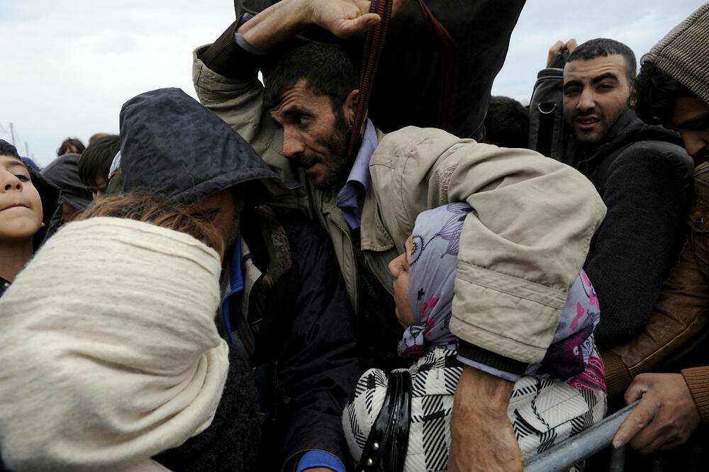 Izbjegliča kriza Grčko-makedonska granica, Foto: Reuters