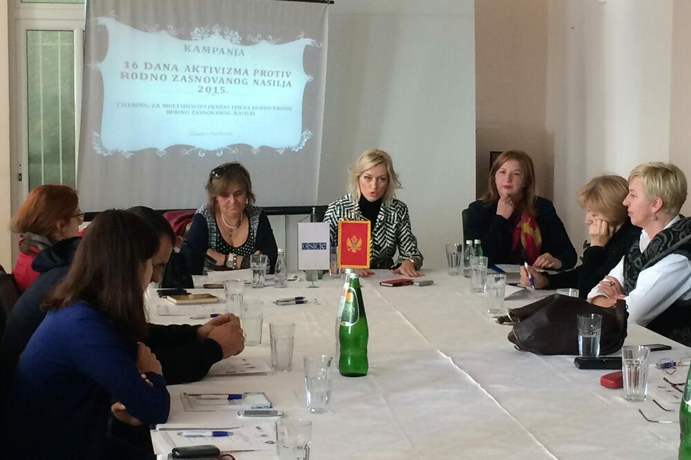 Radionica 16 dana aktivizma protiv nasilja nad ženama, Herceg Novi, Foto: Slavica Kosić