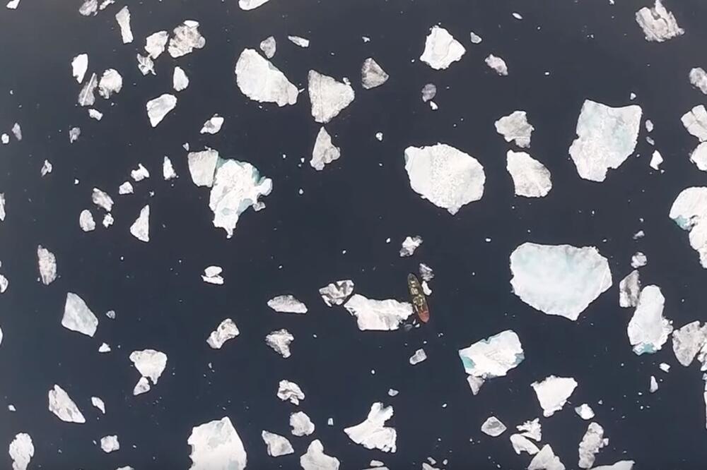 Sjeverni pol topljenje leda, Foto: YouTube