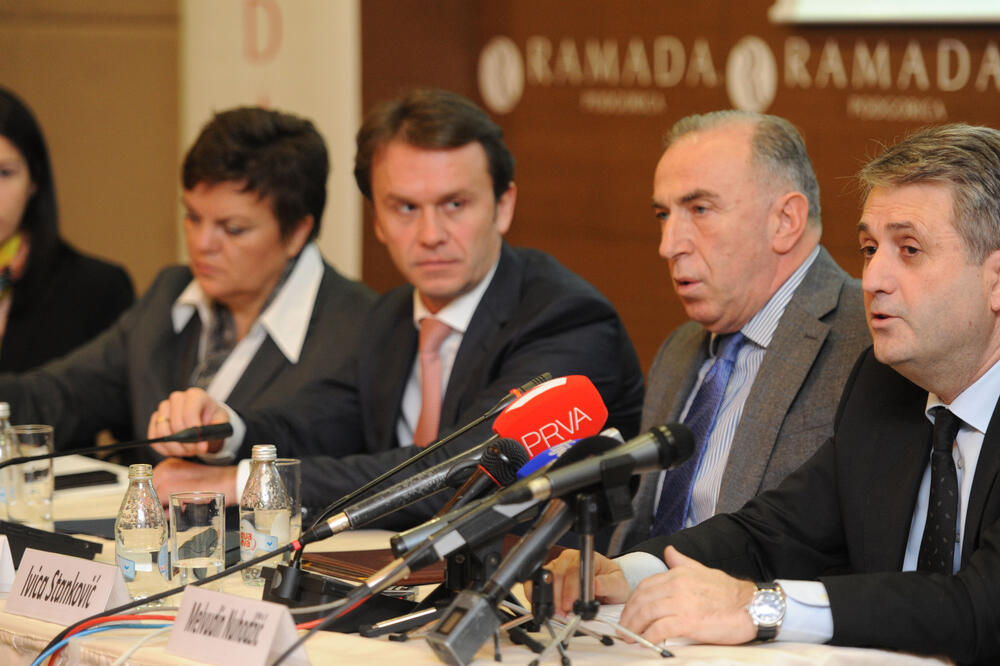 Mevludin Nuhodžić, Ivica Stanković, Raško Konjević, Foto: Savo Prelević