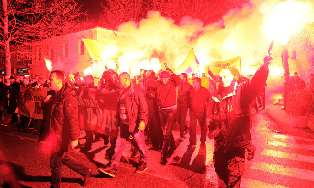 protest DF, Nikšić
