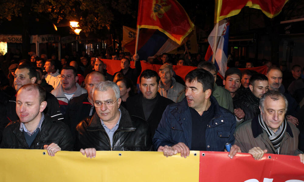 protest DF, Nikšić