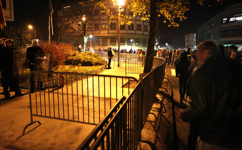 protest DF, Nikšić