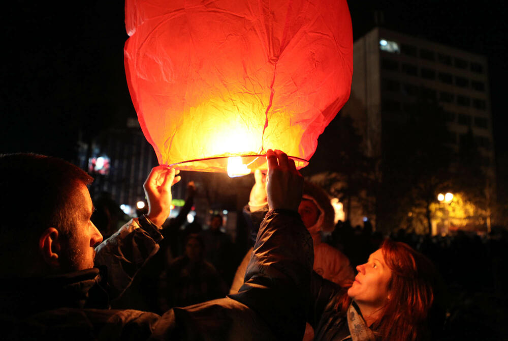 protest DF, Nikšić