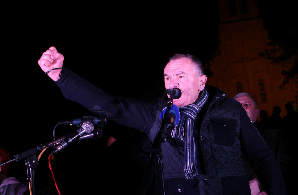 protest DF, Nikšić