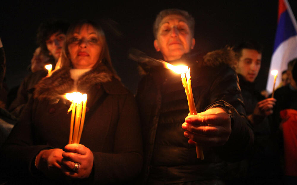 protest DF, Nikšić