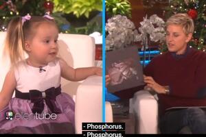 Ova djevojčica ima samo tri godine, ne zna da čita, ali zna hemiju
